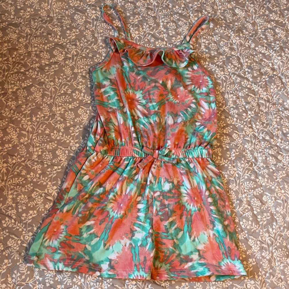 5 for $20-Little Lass Tie Dye romper. Size 5. Excellent used condition.
